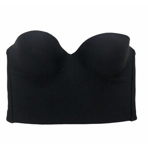 Wacoal black longline strapless convertible bra